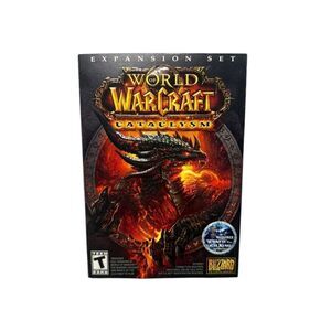 World of Warcraft Cataclysm PC Video Game Expansion Set CIB